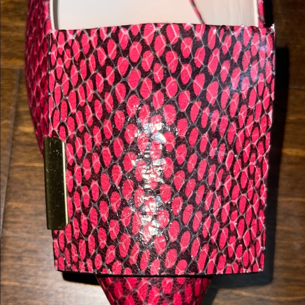 BELLS & BECKS SIZE 42 Stylish Women's Pink Patterned Flats - Picture 3 of 12